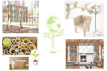 Planche concept pour maison écologique